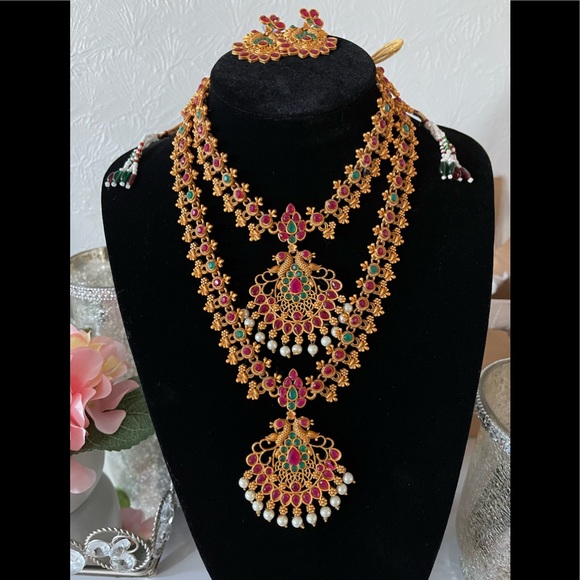 Necklace 2 with earrings - Picture 4 of 4